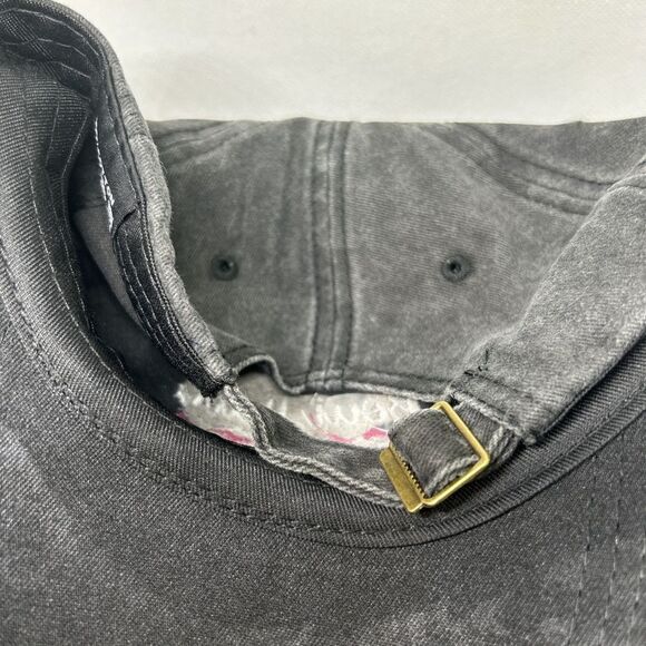 Boat Hair Don’t Care Embroidered Baseball Cap – Adjustable Black Hat - Picture 3 of 4